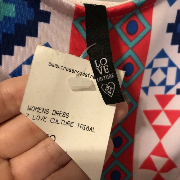 Tribal Aztec Cutout Bodycon Dress - Picture 2 of 3